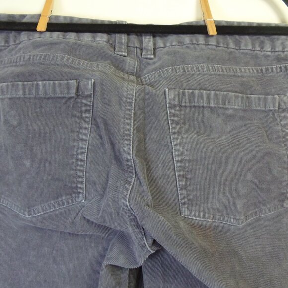 J Crew Gray "Favorite Fit" Corduroy Pants 32R VINTAGE Hipster Bootcut These sla - Picture 8 of 11